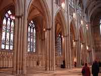 York Minster: side aisle
